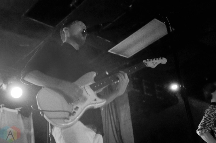 TORONTO, ON - OCTOBER 09: Django Django performs at Lee's Palace in Toronto on October 09, 2018. (Photo: Morgan Harris/Aesthetic Magazine)