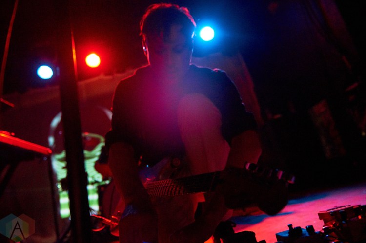TORONTO, ON - OCTOBER 09: Django Django performs at Lee's Palace in Toronto on October 09, 2018. (Photo: Morgan Harris/Aesthetic Magazine)