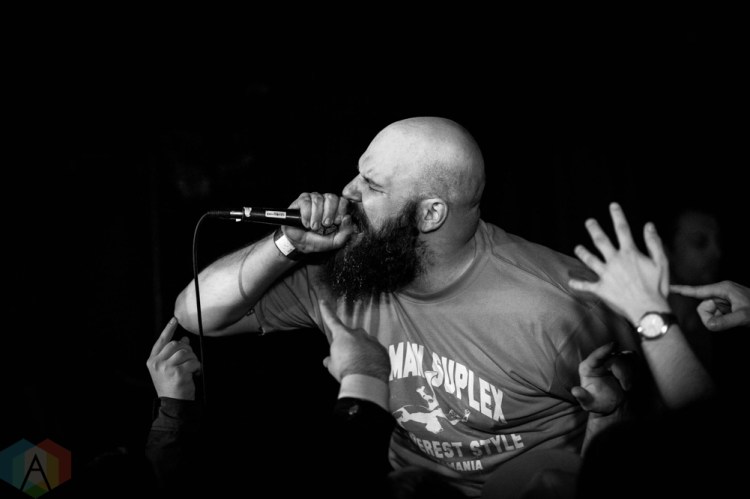 TORONTO, ON - OCTOBER 19: Fucked Up performs at Horseshoe Tavern in Toronto on October 19, 2018. (Photo: Brendan Albert/Aesthetic Magazine)