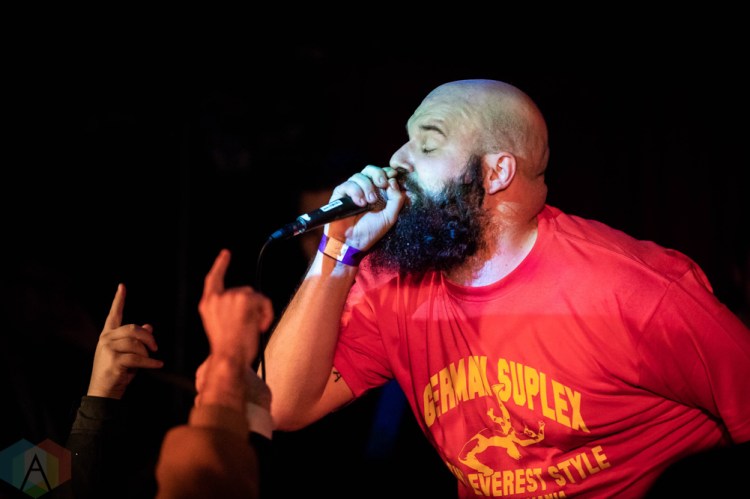 TORONTO, ON - OCTOBER 19: Fucked Up performs at Horseshoe Tavern in Toronto on October 19, 2018. (Photo: Brendan Albert/Aesthetic Magazine)