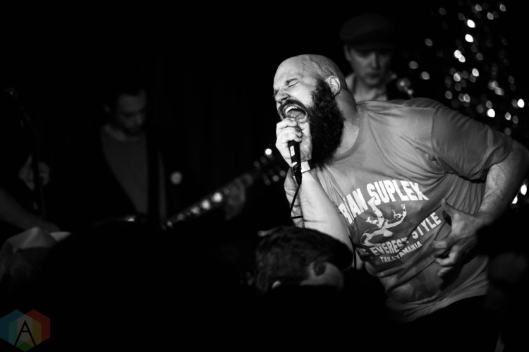 TORONTO, ON - OCTOBER 19: Fucked Up performs at Horseshoe Tavern in Toronto on October 19, 2018. (Photo: Brendan Albert/Aesthetic Magazine)