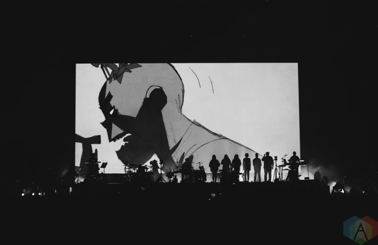 TORONTO, ON - OCTOBER 08: Gorillaz performs at Scotiabank Arena in Toronto on October 08, 2018. (Photo: Shahnoor Ijaz/Aesthetic Magazine)