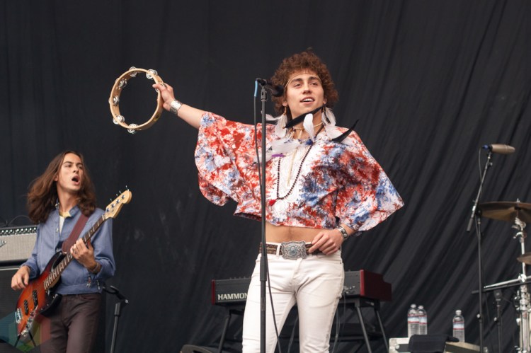 SAN BERNARDINO, CA - OCTOBER 06: Greta Van Fleet performs at Cal Jam at Glen Helen Regional Park in San Bernardino, California on October 06, 2018. (Photo: James Alvarez/Aesthetic Magazine)