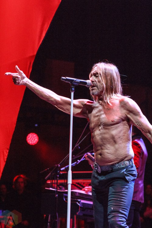 SAN BERNARDINO, CA - OCTOBER 06: Iggy Pop performs at Cal Jam at Glen Helen Regional Park in San Bernardino, California on October 06, 2018. (Photo: James Alvarez/Aesthetic Magazine)