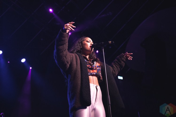 TORONTO, ON - OCTOBER 16: Kiana Lede performs at Rebel in Toronto on October 16, 2018. (Photo: Charito Yap/Aesthetic Magazine)