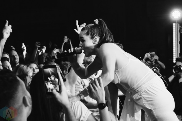 TORONTO, ON - OCTOBER 16: Sofi Tukker performs at Danforth Music Hall in Toronto, Ontario on October 16, 2018. (Photo: Shahnoor Ijaz/Aesthetic Magazine)