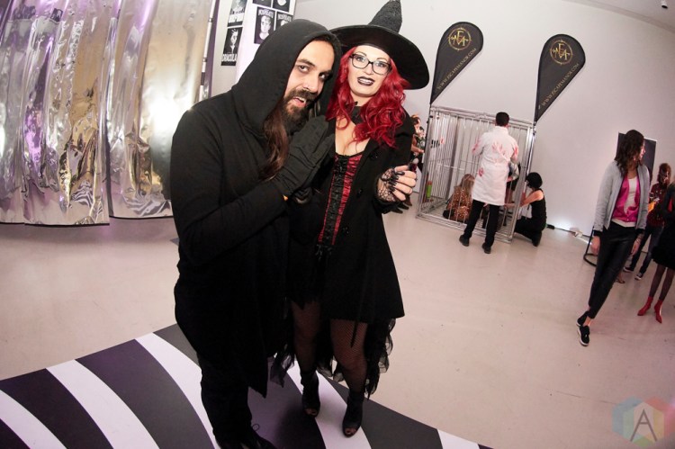 TORONTO, ON - OCTOBER 25: Attendees mingle at TIFF Boombox at TIFF Bell Lightbox in Toronto on October 25, 2018. (Photo: Morgan Harris/Aesthetic Magazine)