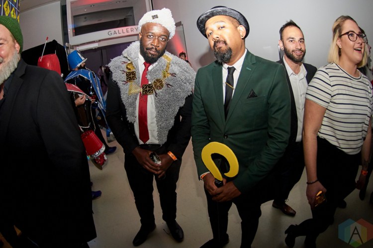 TORONTO, ON - OCTOBER 25: Attendees mingle at TIFF Boombox at TIFF Bell Lightbox in Toronto on October 25, 2018. (Photo: Morgan Harris/Aesthetic Magazine)