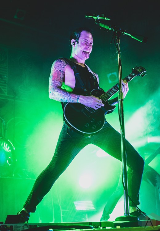 CINCINNATI, OH - OCTOBER 08: Trivium performs at Bogart's in Cincinnati, Ohio on October 08, 2018. (Photo: Tiffany Detzel/Aesthetic Magazine)