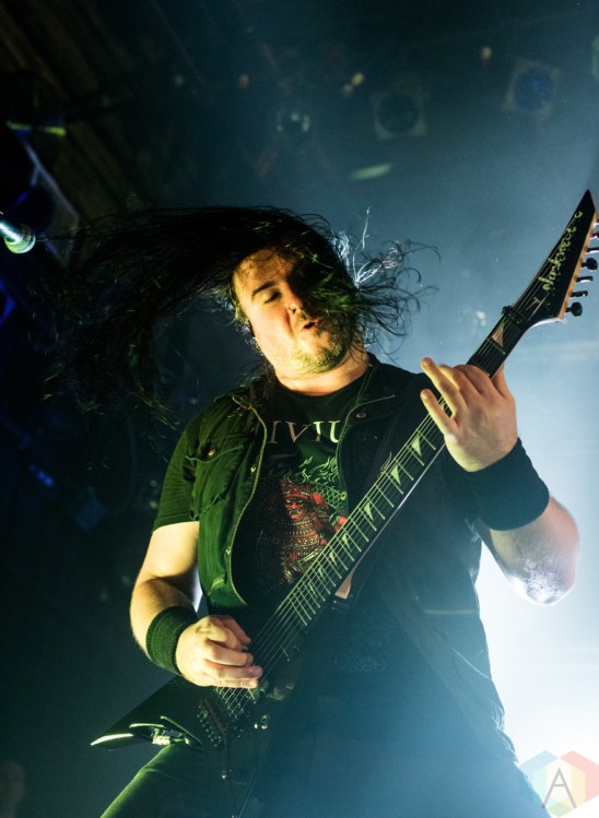 CINCINNATI, OH - OCTOBER 08: Trivium performs at Bogart's in Cincinnati, Ohio on October 08, 2018. (Photo: Tiffany Detzel/Aesthetic Magazine)