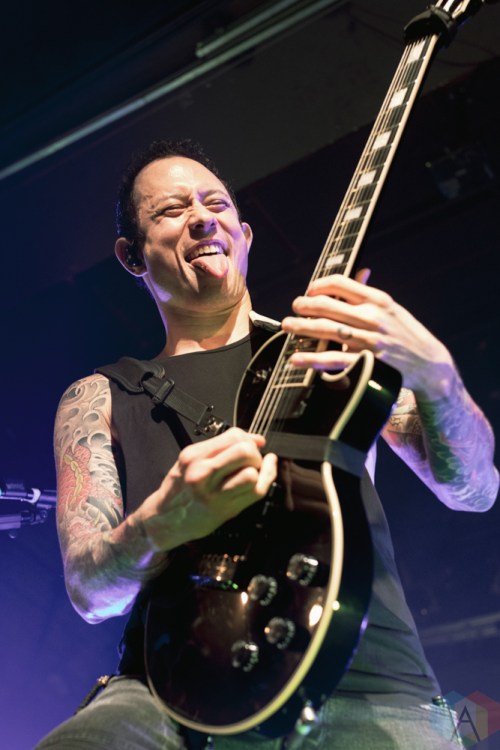 CINCINNATI, OH - OCTOBER 08: Trivium performs at Bogart's in Cincinnati, Ohio on October 08, 2018. (Photo: Tiffany Detzel/Aesthetic Magazine)