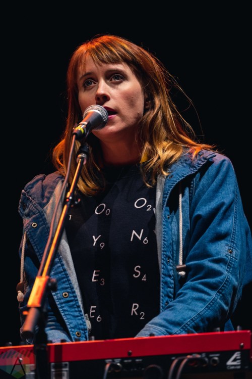 TORONTO, ON - OCTOBER 05: Wye Oak performs at Budweiser Stage in Toronto on October 05, 2018. (Photo: Adam Horton/Aesthetic Magazine)