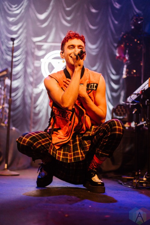 TORONTO, ON - OCTOBER 05: Years And Years performs at Phoenix Concert Theatre in Toronto on October 05, 2018. (Photo: Jenna Hum/Aesthetic Magazine)