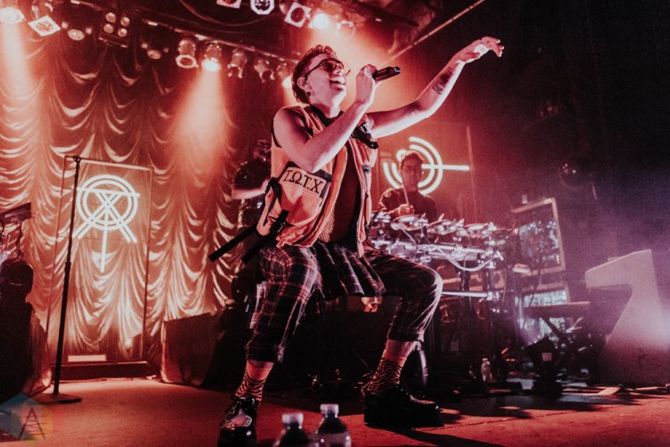 TORONTO, ON - OCTOBER 05: Years And Years performs at Phoenix Concert Theatre in Toronto on October 05, 2018. (Photo: Jenna Hum/Aesthetic Magazine)