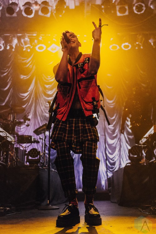 TORONTO, ON - OCTOBER 05: Years And Years performs at Phoenix Concert Theatre in Toronto on October 05, 2018. (Photo: Jenna Hum/Aesthetic Magazine)