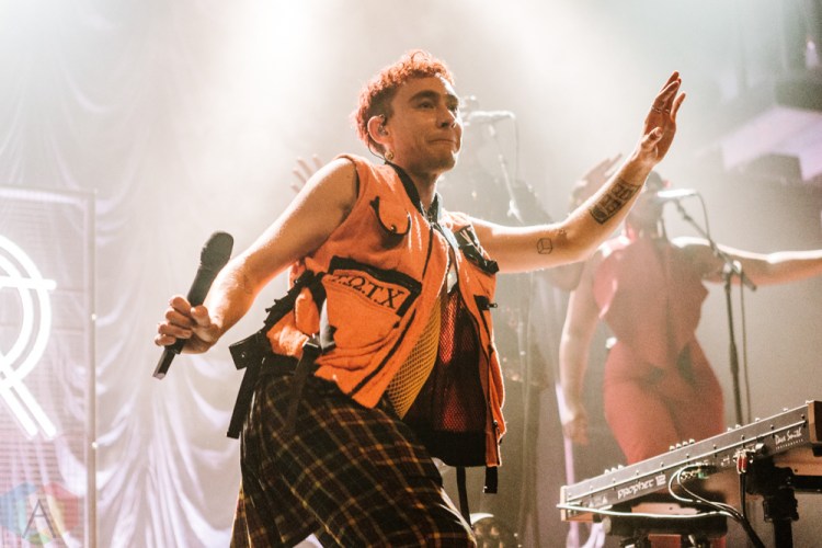 TORONTO, ON - OCTOBER 05: Years And Years performs at Phoenix Concert Theatre in Toronto on October 05, 2018. (Photo: Jenna Hum/Aesthetic Magazine)