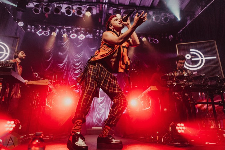 TORONTO, ON - OCTOBER 05: Years And Years performs at Phoenix Concert Theatre in Toronto on October 05, 2018. (Photo: Jenna Hum/Aesthetic Magazine)
