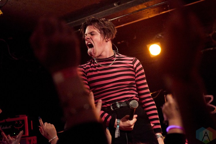TORONTO, ON - OCTOBER 21: Yungblud performs at Rivoli in Toronto on October 21, 2018. (Photo: Morgan Harris/Aesthetic Magazine)