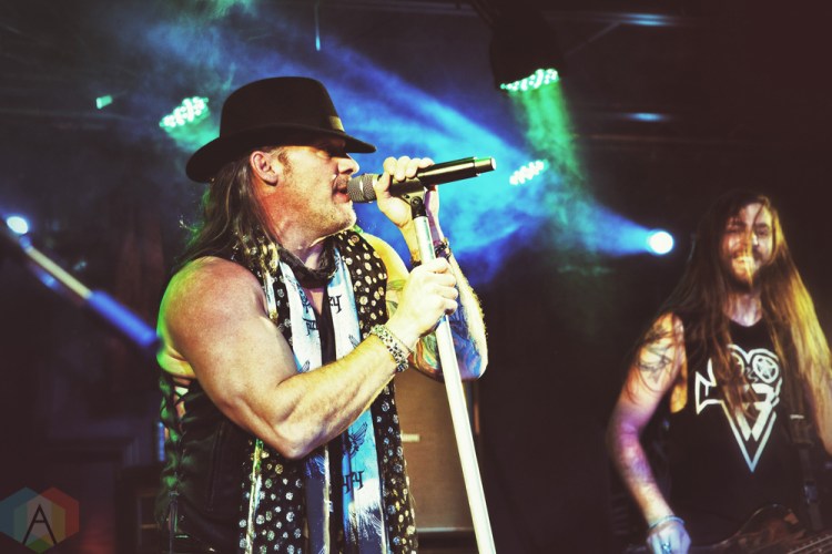 TORONTO, ON - NOVEMBER 28: Fozzy performs at the Rockpile in Toronto on November 28, 2018. (Photo: Adam Harrison/Aesthetic Magazine)