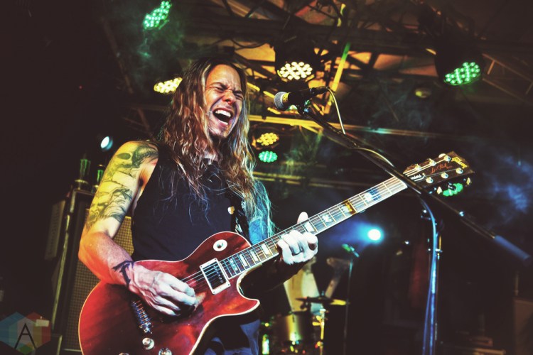 TORONTO, ON - NOVEMBER 28: Fozzy performs at the Rockpile in Toronto on November 28, 2018. (Photo: Adam Harrison/Aesthetic Magazine)