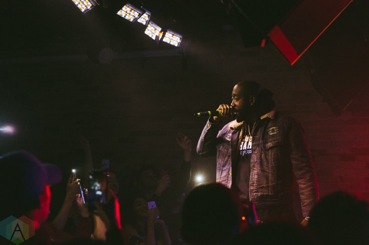 TORONTO, ON - NOVEMBER 19: Freddie Gibbs performs at the Velvet Underground in Toronto on November 19, 2018. (Photo: Josh Moody/Aesthetic Magazine)