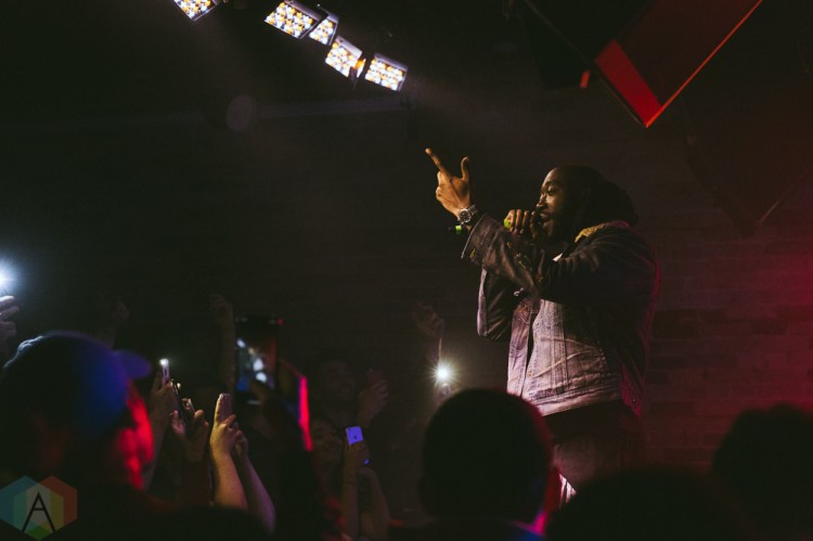 TORONTO, ON - NOVEMBER 19: Freddie Gibbs performs at the Velvet Underground in Toronto on November 19, 2018. (Photo: Josh Moody/Aesthetic Magazine)