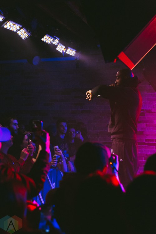 TORONTO, ON - NOVEMBER 19: Freddie Gibbs performs at the Velvet Underground in Toronto on November 19, 2018. (Photo: Josh Moody/Aesthetic Magazine)