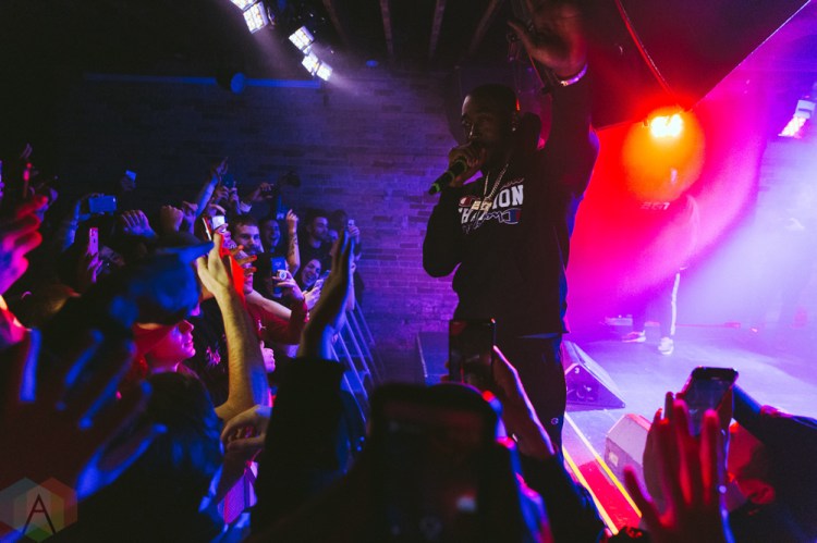 TORONTO, ON - NOVEMBER 19: Freddie Gibbs performs at the Velvet Underground in Toronto on November 19, 2018. (Photo: Josh Moody/Aesthetic Magazine)