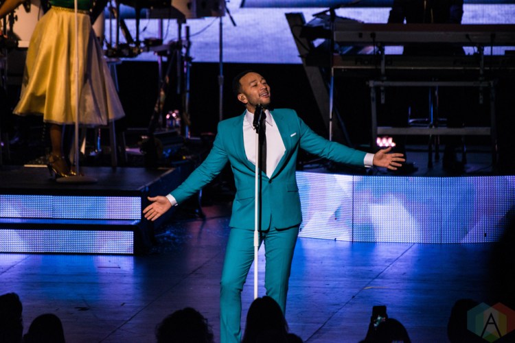 TORONTO, ON - NOVEMBER 27: John Legend performs at Sony Centre in Toronto on November 27, 2018. (Photo: Joanna Glezakos/Aesthetic Magazine)