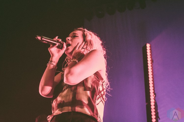 VANCOUVER, BC - NOVEMBER 09: Lilly Allen performs at Vogue Theatre in Vancouver on November 09, 2018. (Photo: Danica Bansie/Aesthetic Magazine)