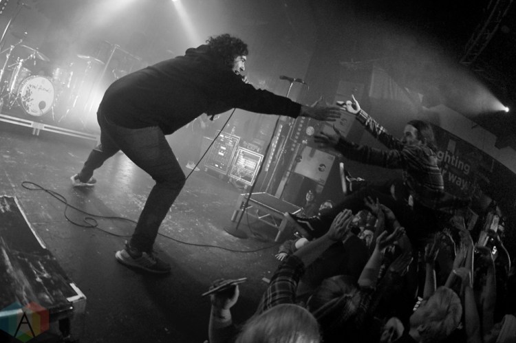 TORONTO, ON - NOVEMBER 20: Real Friends performs at The Mod Club in Toronto on November 20, 2018. (Photo: Morgan Harris/Aesthetic Magazine)