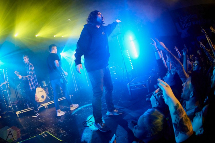 TORONTO, ON - NOVEMBER 20: Real Friends performs at The Mod Club in Toronto on November 20, 2018. (Photo: Morgan Harris/Aesthetic Magazine)