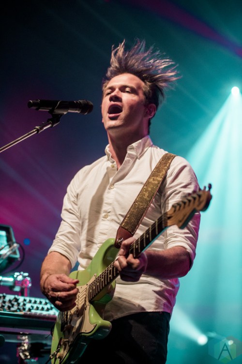 TORONTO, ON - NOVEMBER 09: St. Lucia performs at Danforth Music Hall in Toronto on November 09, 2018. (Photo: Joanna Glezakos/Aesthetic Magazine)