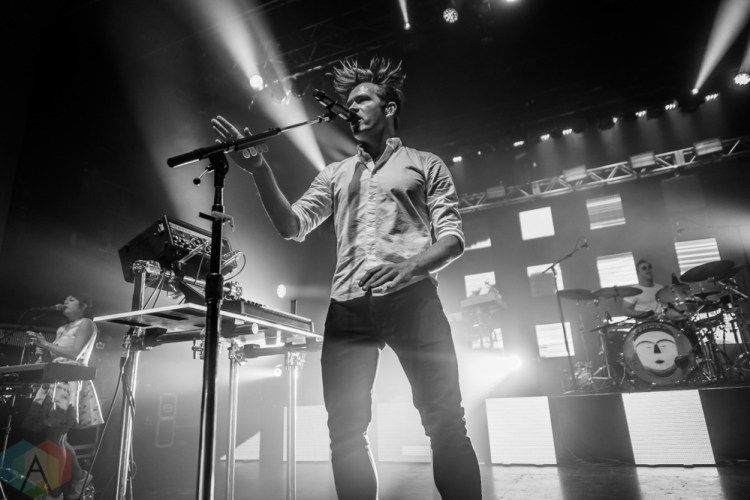 TORONTO, ON - NOVEMBER 09: St. Lucia performs at Danforth Music Hall in Toronto on November 09, 2018. (Photo: Joanna Glezakos/Aesthetic Magazine)