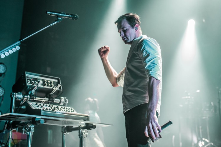 TORONTO, ON - NOVEMBER 09: St. Lucia performs at Danforth Music Hall in Toronto on November 09, 2018. (Photo: Joanna Glezakos/Aesthetic Magazine)