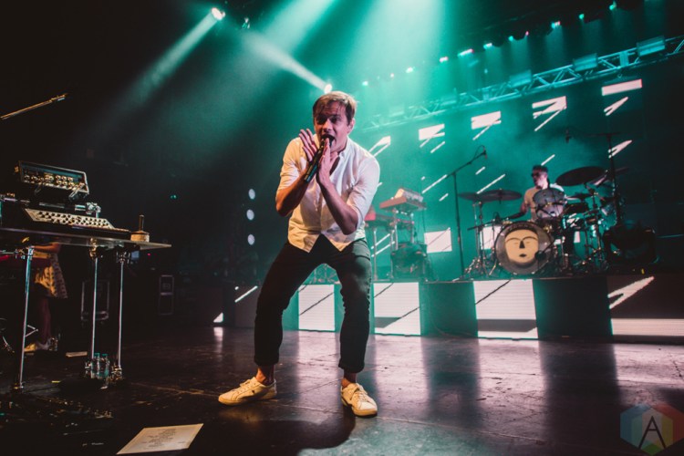 TORONTO, ON - NOVEMBER 09: St. Lucia performs at Danforth Music Hall in Toronto on November 09, 2018. (Photo: Joanna Glezakos/Aesthetic Magazine)