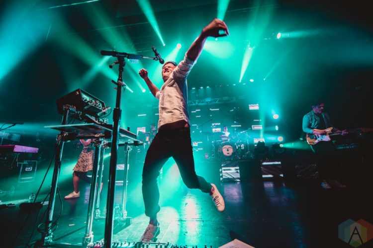 TORONTO, ON - NOVEMBER 09: St. Lucia performs at Danforth Music Hall in Toronto on November 09, 2018. (Photo: Joanna Glezakos/Aesthetic Magazine)