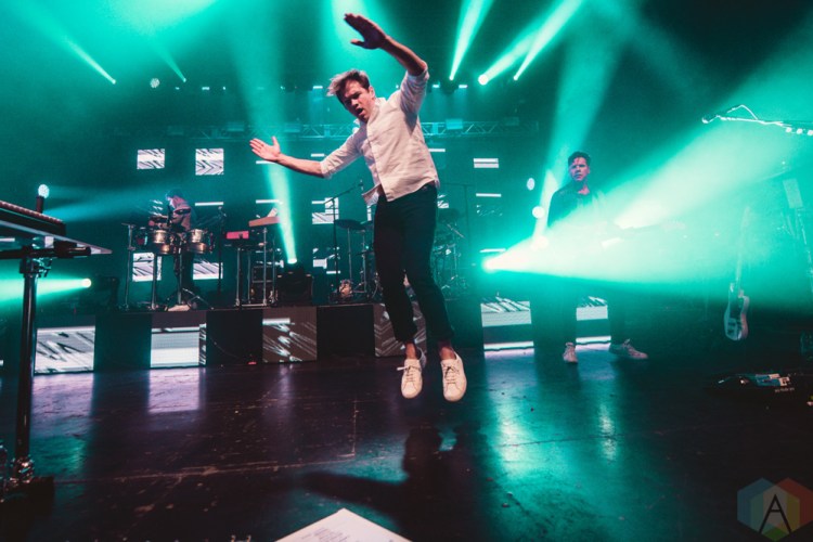 TORONTO, ON - NOVEMBER 09: St. Lucia performs at Danforth Music Hall in Toronto on November 09, 2018. (Photo: Joanna Glezakos/Aesthetic Magazine)