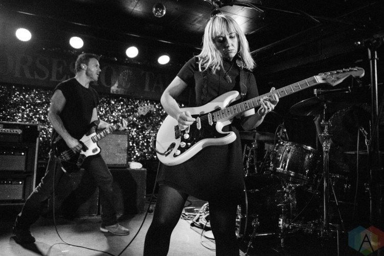 TORONTO, ON - NOVEMBER 04: The Joy Formidable performs at Horseshoe Tavern in Toronto on November 04, 2018. (Photo: Morgan Hotston/Aesthetic Magazine)