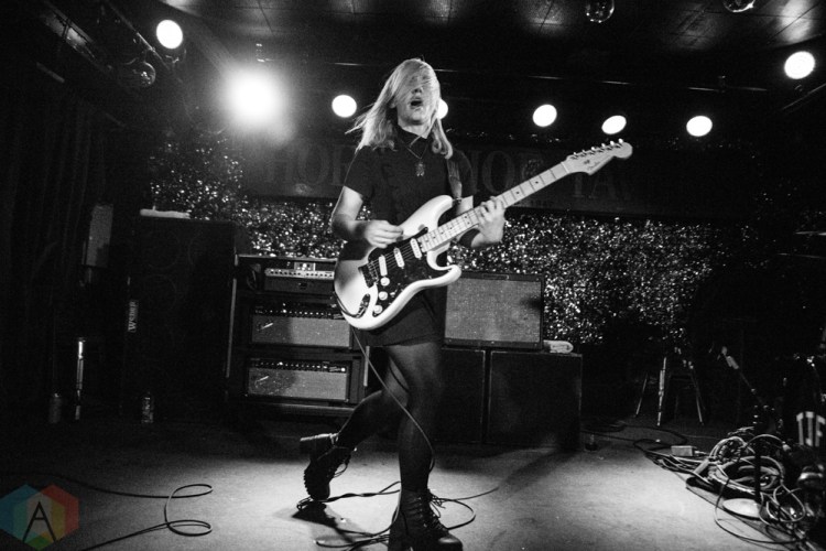 TORONTO, ON - NOVEMBER 04: The Joy Formidable performs at Horseshoe Tavern in Toronto on November 04, 2018. (Photo: Morgan Hotston/Aesthetic Magazine)