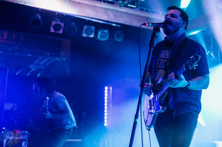 SEATTLE, WA - NOVEMBER 04: Thrice performs at Showbox SODO in Seattle on November 04, 2018. (Photo: Kevin Tosh/Aesthetic Magazine)