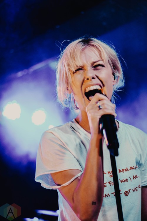 MANCHESTER, UK - NOVEMBER 13: Tonight Alive performs at Manchester Club Academy in Manchester, UK on November 13, 2018. (Photo: Harris Tomlinson-Spence/Aesthetic Magazine)