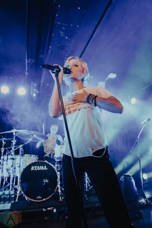 MANCHESTER, UK - NOVEMBER 13: Tonight Alive performs at Manchester Club Academy in Manchester, UK on November 13, 2018. (Photo: Harris Tomlinson-Spence/Aesthetic Magazine)