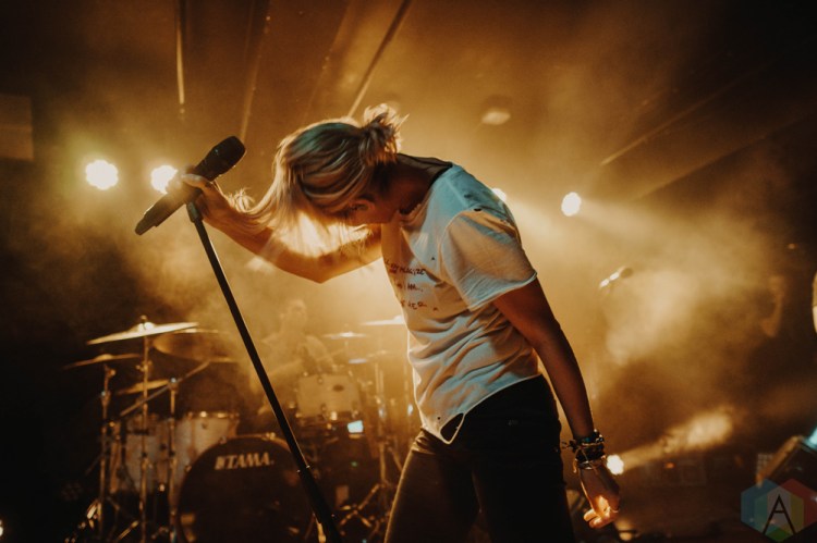 MANCHESTER, UK - NOVEMBER 13: Tonight Alive performs at Manchester Club Academy in Manchester, UK on November 13, 2018. (Photo: Harris Tomlinson-Spence/Aesthetic Magazine)