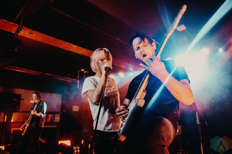 MANCHESTER, UK - NOVEMBER 13: Tonight Alive performs at Manchester Club Academy in Manchester, UK on November 13, 2018. (Photo: Harris Tomlinson-Spence/Aesthetic Magazine)