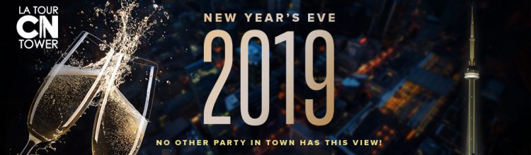 CN Tower Toronto NYE 2019