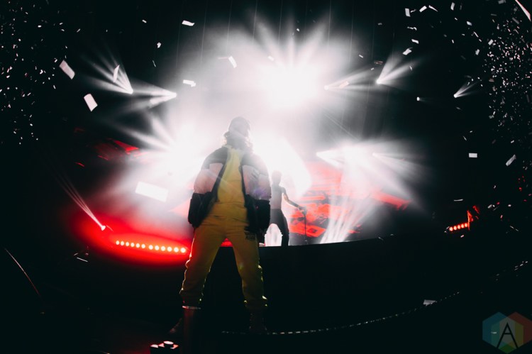 TORONTO, ON - DECEMBER 16: DVBBS performs at Rebel in Toronto on December 16, 2018. (Photo: Michael Hurcomb/Aesthetic Magazine)