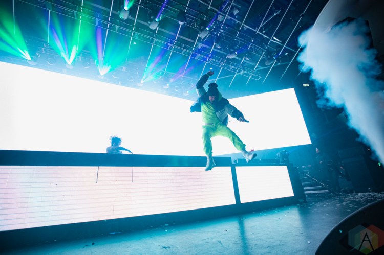 TORONTO, ON - DECEMBER 16: DVBBS performs at Rebel in Toronto on December 16, 2018. (Photo: Michael Hurcomb/Aesthetic Magazine)