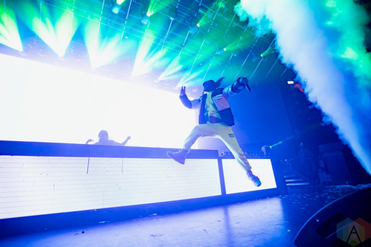 TORONTO, ON - DECEMBER 16: DVBBS performs at Rebel in Toronto on December 16, 2018. (Photo: Michael Hurcomb/Aesthetic Magazine)