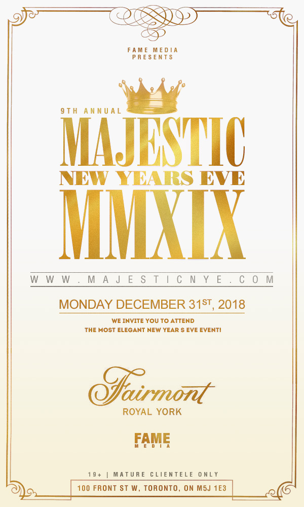Majestic Toronto NYE 2019